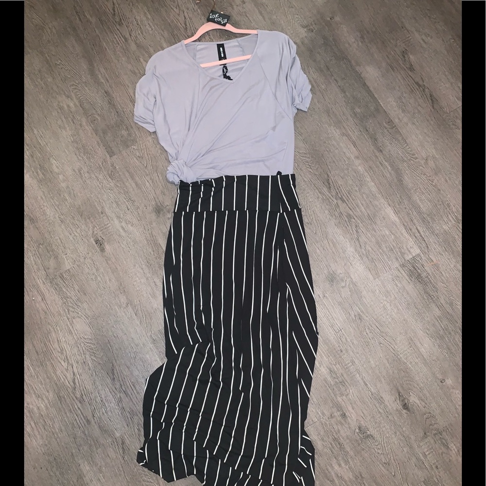 2 Tees and pocket maxi